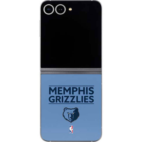 NBA Memphis Grizzlies Standard - Light Blue Galaxy Z Flip6 Skin