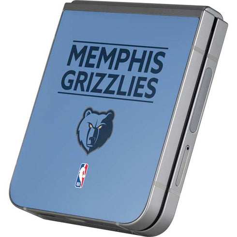 NBA Memphis Grizzlies Standard - Light Blue Galaxy Z Flip6 Skin