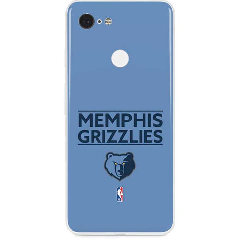 NBA Memphis Grizzlies Standard - Light Blue Google Pixel 3 Skin