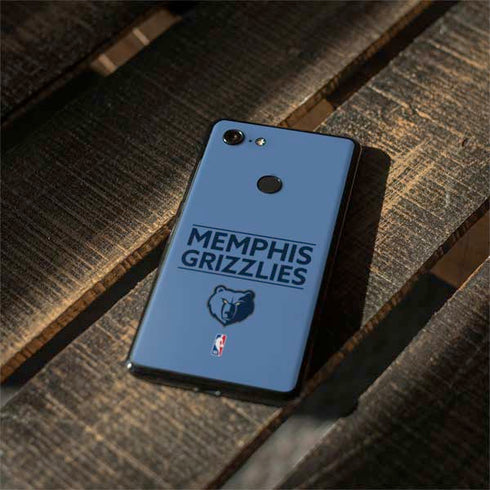 NBA Memphis Grizzlies Standard - Light Blue Google Pixel 3 Skin