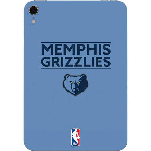 NBA Memphis Grizzlies Standard - Light Blue Apple iPad Mini Skin