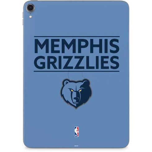 NBA Memphis Grizzlies Standard - Light Blue Apple iPad Pro Skin