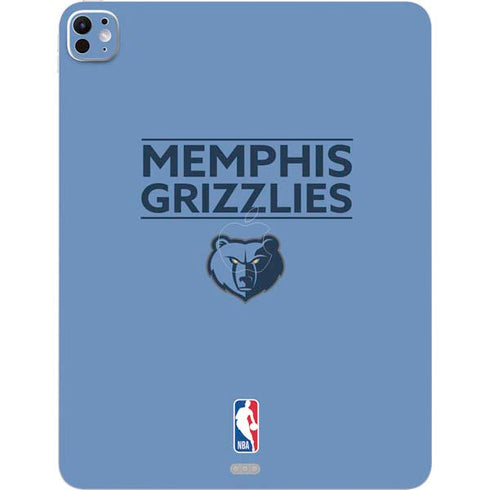 NBA Memphis Grizzlies Standard - Light Blue iPad Pro 13in M4 (2024) Skin