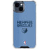 NBA Memphis Grizzlies Standard - Light Blue iPhone 15 Clear Case