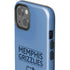 NBA Memphis Grizzlies Standard - Light Blue iPhone 15 Impact Case