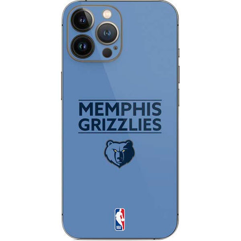 NBA Memphis Grizzlies Standard - Light Blue iPhone 15 Pro Max Skin