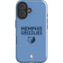 NBA Memphis Grizzlies Standard - Light Blue iPhone 16 Impact Case
