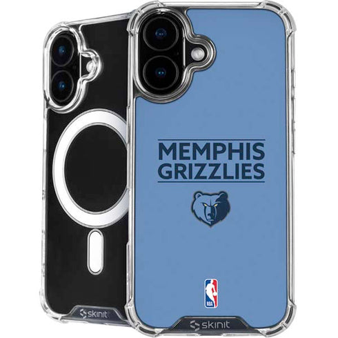 NBA Memphis Grizzlies Standard - Light Blue iPhone 16 MagSafe Case