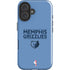 NBA Memphis Grizzlies Standard - Light Blue iPhone 16 Plus Impact Case
