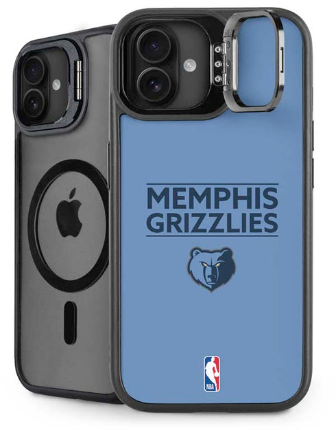 NBA Memphis Grizzlies Standard - Light Blue iPhone 16 Plus Kickstand Case