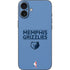 NBA Memphis Grizzlies Standard - Light Blue iPhone 16 Plus Skin
