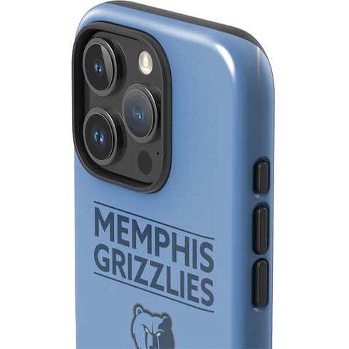 NBA Memphis Grizzlies Standard - Light Blue iPhone 16 Pro Impact Case