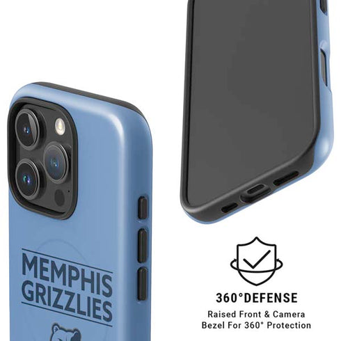 NBA Memphis Grizzlies Standard - Light Blue iPhone 16 Pro Magsafe Impact Case