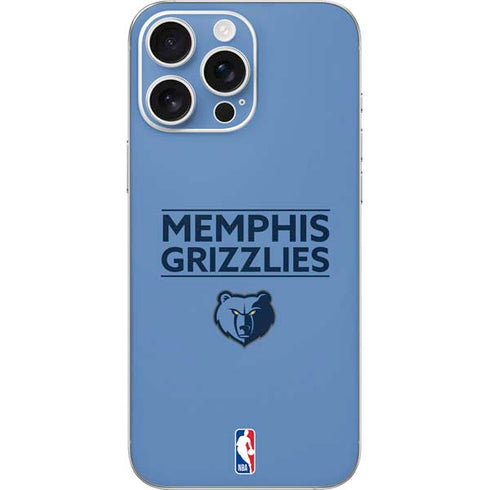 NBA Memphis Grizzlies Standard - Light Blue iPhone 16 Pro Max Skin