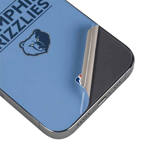 NBA Memphis Grizzlies Standard - Light Blue iPhone 16 Pro Skin