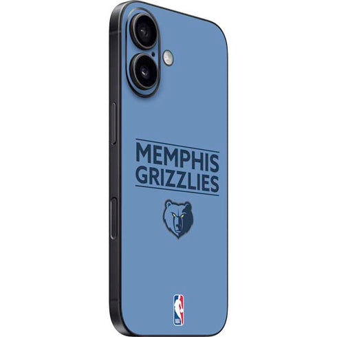 NBA Memphis Grizzlies Standard - Light Blue iPhone 16 Skin