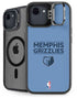 NBA Memphis Grizzlies Standard - Light Blue iPhone 16e Kickstand Case