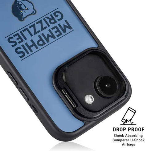 NBA Memphis Grizzlies Standard - Light Blue iPhone 16e Kickstand Case