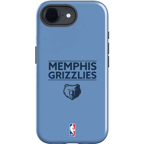 NBA Memphis Grizzlies Standard - Light Blue iPhone 16e Impact Case