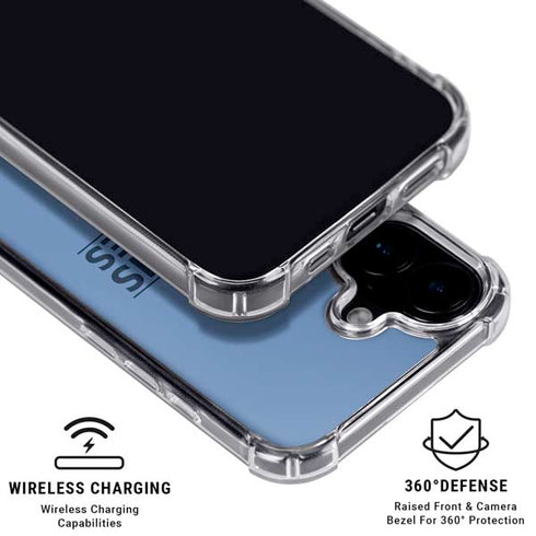 NBA Memphis Grizzlies Standard - Light Blue iPhone 17 Clear Case