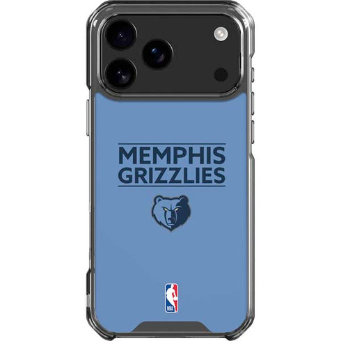 NBA Memphis Grizzlies Standard - Light Blue iPhone 18 Pro Max Clear Case