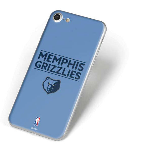 NBA Memphis Grizzlies Standard - Light Blue iPhone 7 Skin