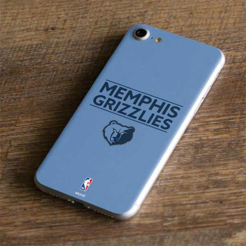 NBA Memphis Grizzlies Standard - Light Blue iPhone 7 Skin