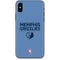 NBA Memphis Grizzlies Standard - Light Blue iPhone XS Skin