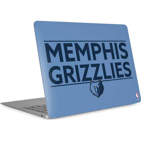 NBA Memphis Grizzlies Standard - Light Blue Apple MacBook Air Skin