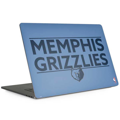 NBA Memphis Grizzlies Standard - Light Blue MacBook Skins
