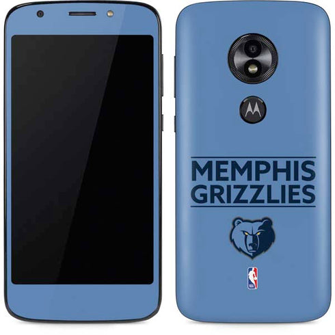NBA Memphis Grizzlies Standard - Light Blue Moto E5 Play Skin