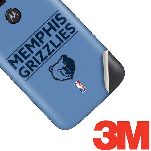 NBA Memphis Grizzlies Standard - Light Blue Moto E5 Play Skin
