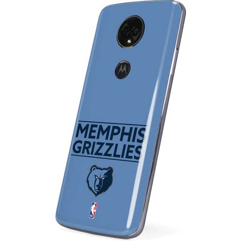 NBA Memphis Grizzlies Standard - Light Blue Moto E5 Plus Skin