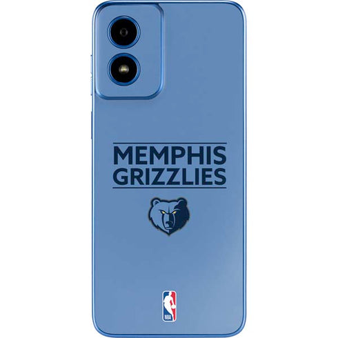 NBA Memphis Grizzlies Standard - Light Blue Moto G Play 4G (2024) Skin