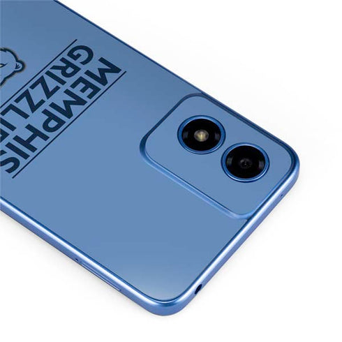 NBA Memphis Grizzlies Standard - Light Blue Moto G Play 4G (2024) Skin