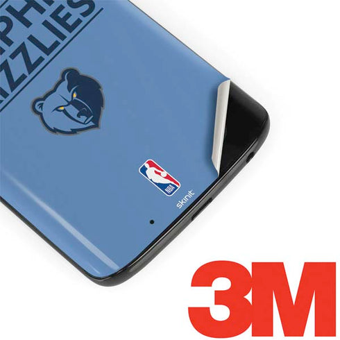NBA Memphis Grizzlies Standard - Light Blue Moto G6 Skin