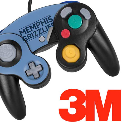 NBA Memphis Grizzlies Standard - Light Blue Nintendo GameCube Controller Skin