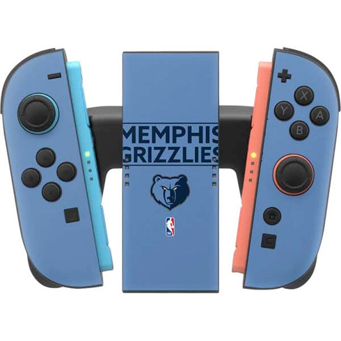 NBA Memphis Grizzlies Standard - Light Blue Nintendo Switch 2 (2025) Joy-Con Controller Skin