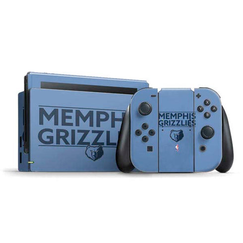 NBA Memphis Grizzlies Standard - Light Blue Nintendo Skins