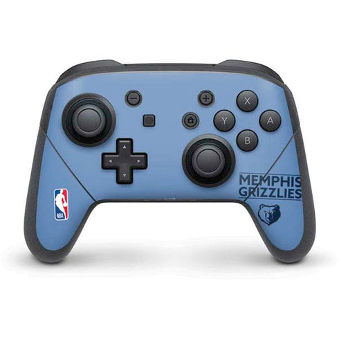 NBA Memphis Grizzlies Standard - Light Blue Nintendo Skins