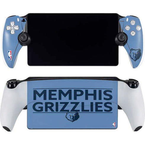 NBA Memphis Grizzlies Standard - Light Blue PlayStation Portal Remote Player Skin