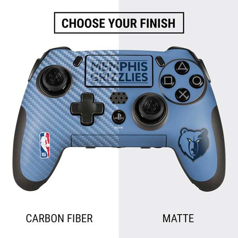 NBA Memphis Grizzlies Standard - Light Blue PlayStation Scuf Vantage 2 Controller Skin
