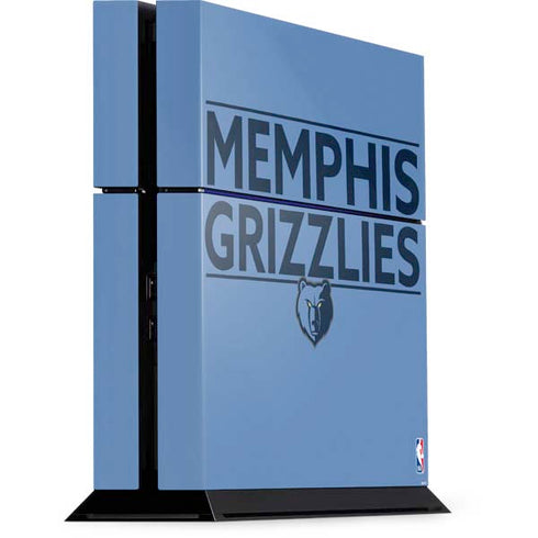 NBA Memphis Grizzlies Standard - Light Blue PS4 Console Skin