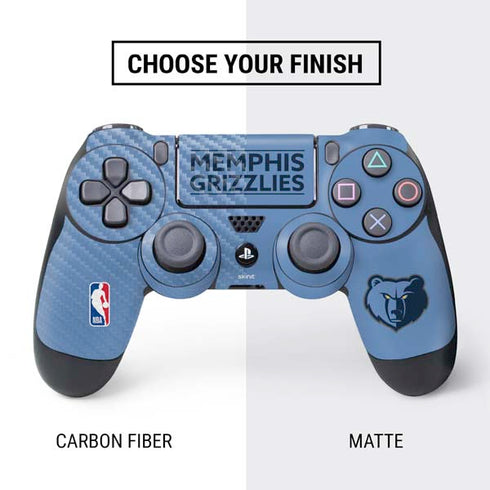NBA Memphis Grizzlies Standard - Light Blue PS4 Controller Skin