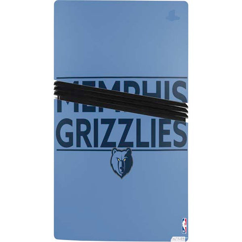 NBA Memphis Grizzlies Standard - Light Blue PS5 Pro Bundle Skin