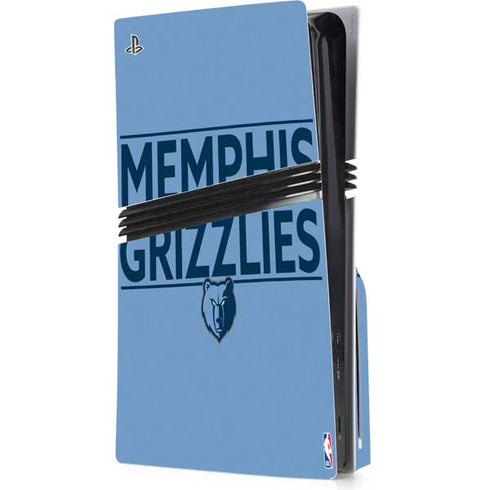 NBA Memphis Grizzlies Standard - Light Blue PlayStation PS5 Skins