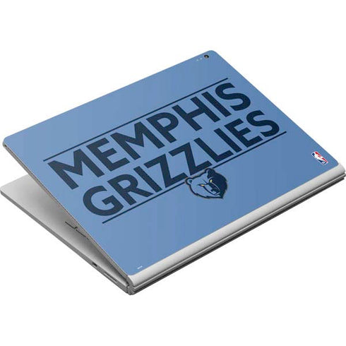 NBA Memphis Grizzlies Standard - Light Blue Surface Book Skin