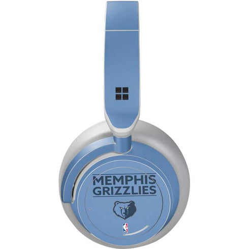 NBA Memphis Grizzlies Standard - Light Blue Surface Headphones Skin