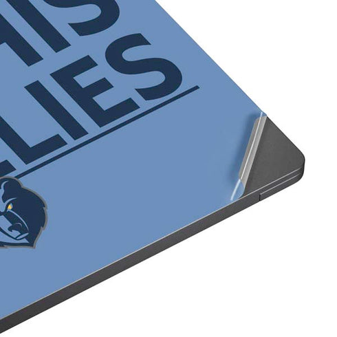 NBA Memphis Grizzlies Standard - Light Blue Surface Laptop 7 13.8in Skin