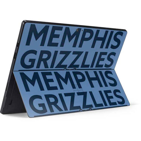 NBA Memphis Grizzlies Standard - Light Blue Surface Pro 6 Skin